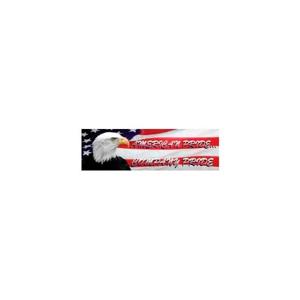 Banner, American Pride Company Pride, 3ft x 10ft